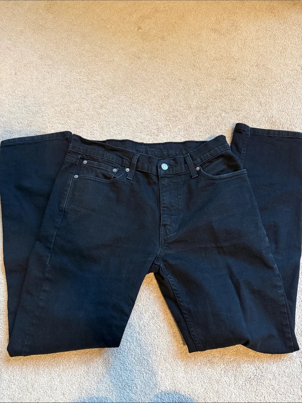 Men's Black Levi Jeans